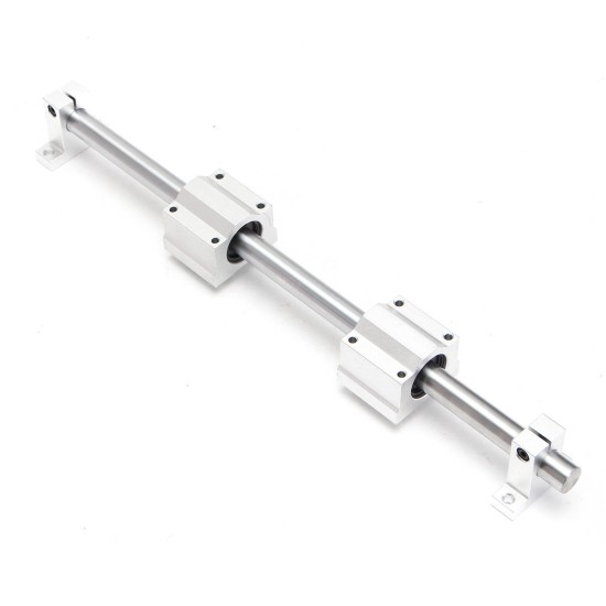 16mm x 1000mm Linear Rail Shaft With Bearing Block and Guide Support For CNC Parts