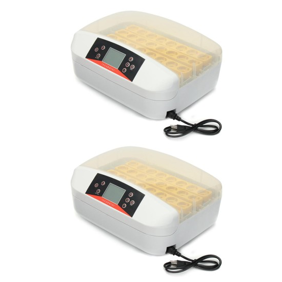 32 Position Electronic Digital Incubator Automatic Hatcher for Poultry Eggs Chicken Egg