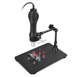 Soldering Third Hand Tool PCB Fixture Clips Hot Air Gun Stand Rework Station Tool Helping Hands with Magnetic Base Soldering Third Hand Tool PCB Fixture Clips Hot Air Gun Stand Rework Station Tool Helping Hands with Magnetic Base