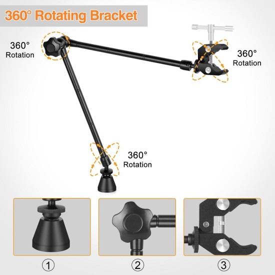 Soldering Third Hand Tool PCB Fixture Clips Hot Air Gun Stand Rework Station Tool Helping Hands with Magnetic Base