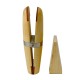 Wooden Ring Clip Punching Jewelry Making Tighten Multi Use Practical Lightweight Interfingered Portable Fixation