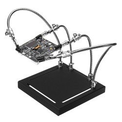 YP-001 Metal Base Universal 4 Flexible Arms Soldering Station PCB Fixture Helping Hands Four Hand YP-001 Metal Base Universal 4 Flexible Arms Soldering Station PCB Fixture Helping Hands Four Hand