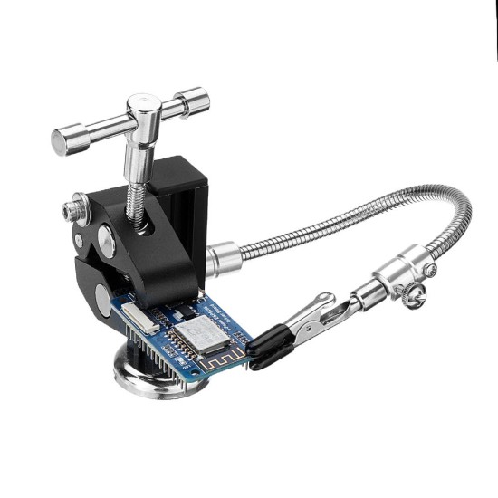 YP-91B PCB Fixture Soldering Helping Hand Soldering Station Third Hand Tool Soldering Repair Tool with 160mm Flexible Arm