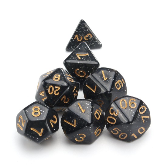 140Pcs/280Pcs Polyhedral Dices for Dungeons & Dragons Desktop Games With Storage Bags