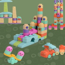49PCS/SET Children's Building Blocks Toys Base Plate Safety Skin-friendly Early Educational Toy Gift 49PCS/SET Children's Building Blocks Toys Base Plate Safety Skin-friendly Early Educational Toy Gift
