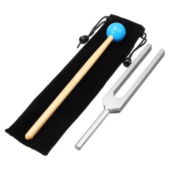 528HZ Aluminum Tuning Fork Chakra Hammer Ball Diagnostic Mallet Set 528HZ Aluminum Tuning Fork Chakra Hammer Ball Diagnostic Mallet Set
