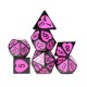 7PCS Metal Polyhedral Dices Set For Dungeons and Dragons Dice Desktop RPG Game