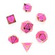 7PCS Metal Polyhedral Dices Set For Dungeons and Dragons Dice Desktop RPG Game