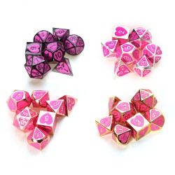 7PCS Metal Polyhedral Dices Set For Dungeons and Dragons Dice Desktop RPG Game 7PCS Metal Polyhedral Dices Set For Dungeons and Dragons Dice Desktop RPG Game