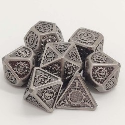 7Pcs/set Classic kirsite Metal Polyhedral Dices Dad Rpg Dungeons and Dragons Role Playing Toys Game 7Pcs/set Classic kirsite Metal Polyhedral Dices Dad Rpg Dungeons and Dragons Role Playing Toys Game