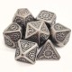 7Pcs/set Classic kirsite Metal Polyhedral Dices Dad Rpg Dungeons and Dragons Role Playing Toys Game