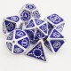 7Pcs/set Classic kirsite Metal Polyhedral Dices Dad Rpg Dungeons and Dragons Role Playing Toys Game