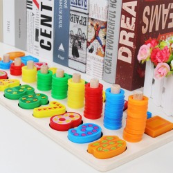 Children Kids Wooden Learning Digital Matching Early Education Teaching Math Toys Children Kids Wooden Learning Digital Matching Early Education Teaching Math Toys