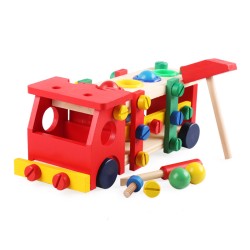 DIY Educational Toys Kids Exercise Practical Wooden IQ Game Car Assemble Building Gift Training Brain Toys DIY Educational Toys Kids Exercise Practical Wooden IQ Game Car Assemble Building Gift Training Brain Toys