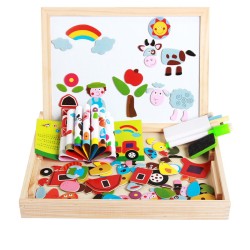 Kids Child Educational Magnetic Box Set with Whiteboard Jigsaw Board Puzzle Toys Kids Child Educational Magnetic Box Set with Whiteboard Jigsaw Board Puzzle Toys