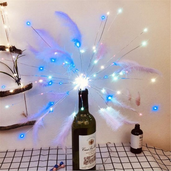 LED Firework String Hanging Starburst Fairy Strip Light Wedding Party Home Decorations