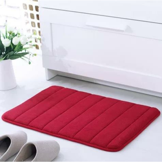 Microfibre Memory Foam Bathroom Shower Bath Mat Non Slip Absorbent Rug Carpet Floor Mat