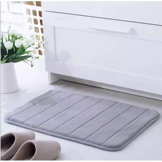 Microfibre Memory Foam Bathroom Shower Bath Mat Non Slip Absorbent Rug Carpet Floor Mat