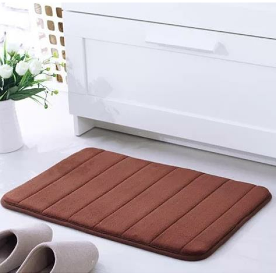 Microfibre Memory Foam Bathroom Shower Bath Mat Non Slip Absorbent Rug Carpet Floor Mat