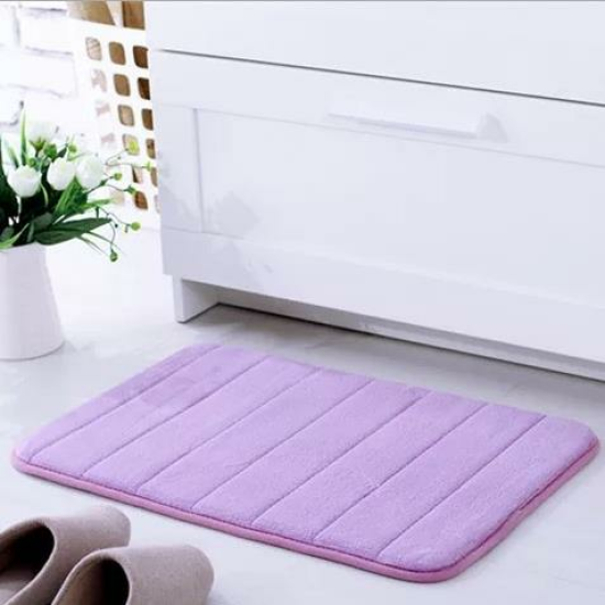 Microfibre Memory Foam Bathroom Shower Bath Mat Non Slip Absorbent Rug Carpet Floor Mat