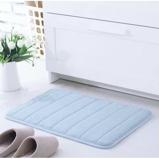 Microfibre Memory Foam Bathroom Shower Bath Mat Non Slip Absorbent Rug Carpet Floor Mat