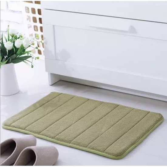 Microfibre Memory Foam Bathroom Shower Bath Mat Non Slip Absorbent Rug Carpet Floor Mat