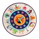 Two-in-one Puzzle Clock Wooden Baby Teaching Resources Toys Children's Early Education Puzzles Time Learning Desktop Wood Toys Gift