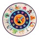 Two-in-one Puzzle Clock Wooden Baby Teaching Resources Toys Children's Early Education Puzzles Time Learning Desktop Wood Toys Gift