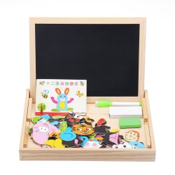 Wood Magnetic Drawing Board Animal Puzzle Toys Jigsaw Puzzle Toy Kids Early Educational Learning Wood Magnetic Drawing Board Animal Puzzle Toys Jigsaw Puzzle Toy Kids Early Educational Learning