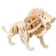Wooden 3D Puzzle Jigsaw Dragon Snake Animal Shaped Puzzles Toy Kid's Child's Educational Toys Gift