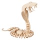 Wooden 3D Puzzle Jigsaw Dragon Snake Animal Shaped Puzzles Toy Kid's Child's Educational Toys Gift