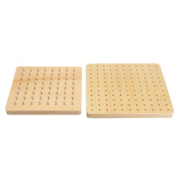 Wooden Nail Board Plate Kids Mathematics Geometry Space Educational Children Toy Wooden Nail Board Plate Kids Mathematics Geometry Space Educational Children Toy