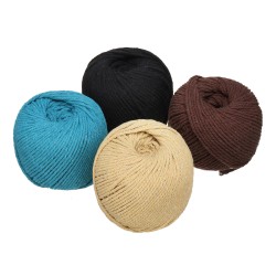 4 Colors 4mm 110m Natural Cotton Twisted Cord Rope Macrame Linen Jute DIY Braided Wire Hand Craft 4 Colors 4mm 110m Natural Cotton Twisted Cord Rope Macrame Linen Jute DIY Braided Wire Hand Craft
