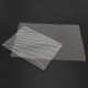 A5 A4 Size Aluminum Mesh Sheets Diamond Mesh Expandable Metal Raised Craft Plates