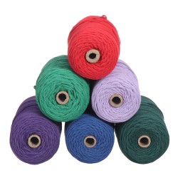 Braided Rope Handmade DIY Natural Cotton String Twisted Cord Craft Macrame Braided Rope Handmade DIY Natural Cotton String Twisted Cord Craft Macrame