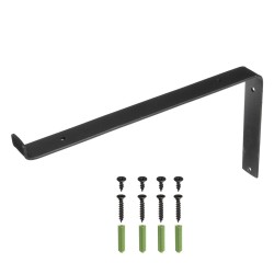20/25/20cm Rustic Scaffold Board Wall Shelf Bracket Heavy Duty Industrial Shelving Brackets 20/25/20cm Rustic Scaffold Board Wall Shelf Bracket Heavy Duty Industrial Shelving Brackets