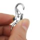 10Pcs 40mm Silver kirsite Swivel Lobster Claw Clasp Snap Hook with 16mm D Ring