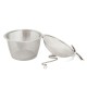 4.5/8.5/11cm Stainless Steel Reusable Mesh Herbal Ball Tea Spice Strainer Teakettle Filter