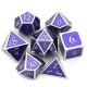 7Pcs/Set Alloy Metal Dice Set Playing Games Poker Card Dungeons Dragons Party Board Game Toy