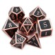 7Pcs/Set Alloy Metal Dice Set Playing Games Poker Card Dungeons Dragons Party Board Game Toy