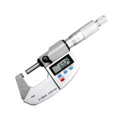0-25mm 0.001mm Digital Micrometer Spiral Micrometer Spiral Electronic Outer Diameter Thickness Gauge IP65 Waterproof Digital + Scale Display 0-25mm 0.001mm Digital Micrometer Spiral Micrometer Spiral Electronic Outer Diameter Thickness Gauge IP65 Waterproof Digital + Scale Display