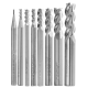 1-8mm HRC58 3 Flutes End Mill Cutter Tungsten Carbide CNC Milling Tool for Aluminum