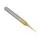 10pcs 0.8mm Titanium Coated Engraving Milling Cutter Carbide End Mill Rotary Burr