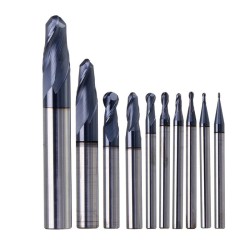 R0.5-R5mm Ball Nose Tungsten Carbide End Mill Cutter HRC55 TiAlN Coating End Milling Cutter CNC Tool R0.5-R5mm Ball Nose Tungsten Carbide End Mill Cutter HRC55 TiAlN Coating End Milling Cutter CNC Tool