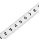 Large Font Self Adhesive Metric Silver Ruler Miter Track Tape Measure Steel Miter Saw Scale For T-track Router Table Band Saw Woodworking Tool