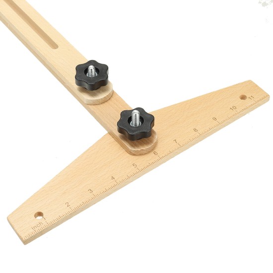 Stair Tread Gauge Stair Layout Tool Wood Stair Jig for Measuring Shelf Laminate Treads and Risers