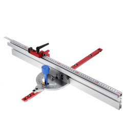 Woodworking 450mm 0-90 Degree Angle Miter Gauge System with 600/800mm Aluminum Alloy Fence Stop Sawing Assembly Ruler for Table Saw Router Miter Saw Woodworking 450mm 0-90 Degree Angle Miter Gauge System with 600/800mm Aluminum Alloy Fence Stop Sawing Assembly Ruler for Table Saw Router Miter Saw