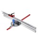 Woodworking 450mm 0-90 Degree Angle Miter Gauge System with 600/800mm Aluminum Alloy Fence Stop Sawing Assembly Ruler for Table Saw Router Miter Saw