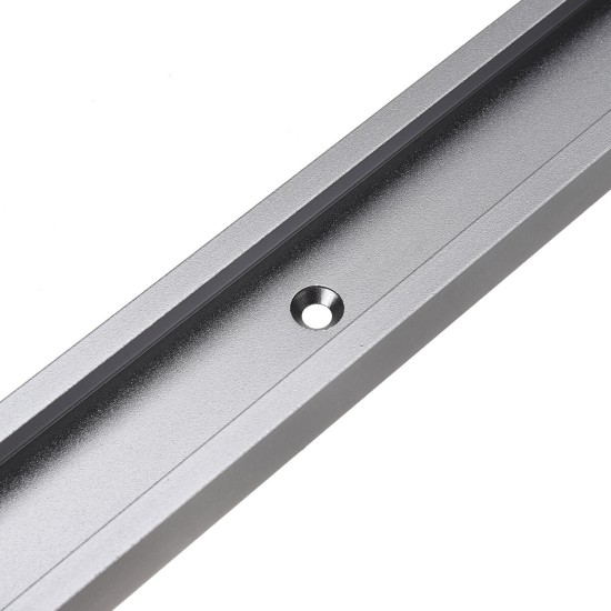 300mm to 1220mm Grey T-Track with Predrilled Mounting Holes 30mm x 12.8mm Miter Slot for Saw Router Table