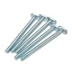 5pcs M8 T Nut Screws Carbon Steel Screws for 19x9.5mm T-track T-slot Miter Track Jig Table Saw Router Table Woodworking Tool